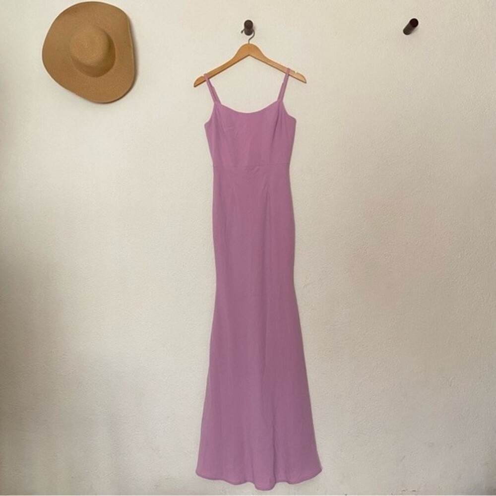 Dress the Population Jodi Gown Mermaid Lavender Maxi Dress Small